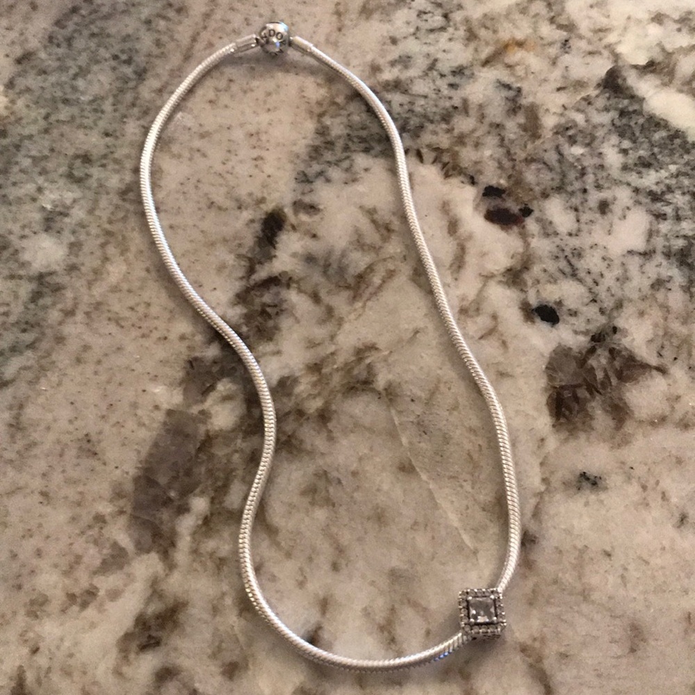 Pandora necklace & charm